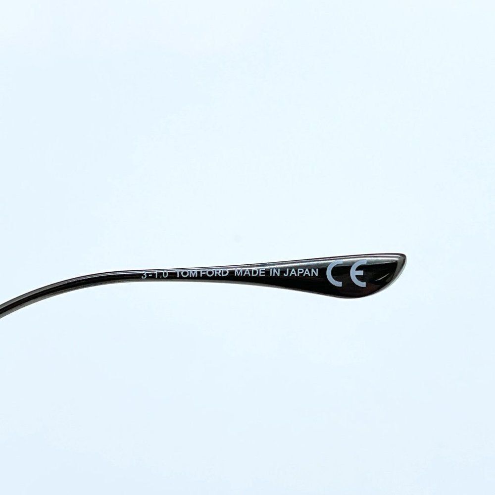 NEW Tom Ford TF5658 008 Shiny Gunmetal Aviator Unisex Eyeglasses - Picture 12 of 13